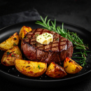 RUMPSTEAK GEGRILLT
